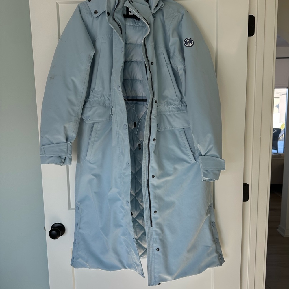 Lands' End Light Blue Puffer Jacket